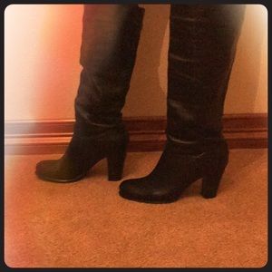 Black BP knee high boots